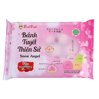 Bánh Mochi Tuyết Thiên Sứ Vị Dâu