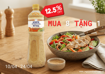 Ưu Đãi Đại Lễ Xốt Mè Rang Kewpie 1Kg Mua 8 Tặng 1