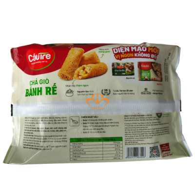 Chả Giò Rế Chay Đặc Biệt (500gr/Gói, 12 Gói/Thùng)