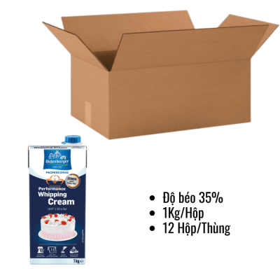 Kem Sữa Tươi Tiệt Trùng Hiệu Suất Cao Oldenburger (1kg/Hộp, 12Hộp/Thùng)