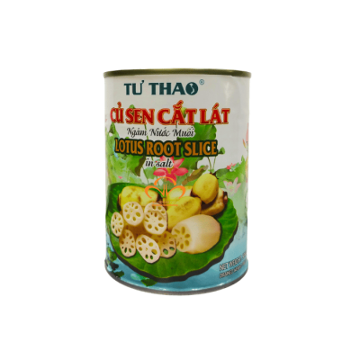 Củ Sen Cắt Lát Đóng Hộp