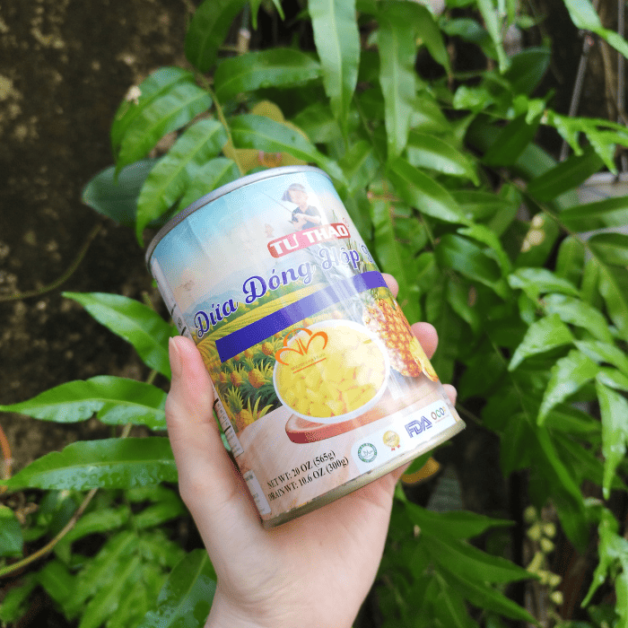 Dứa Cắt Miếng Đóng Hộp