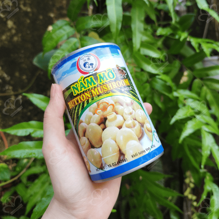 Nấm Mỡ Đóng Hộp