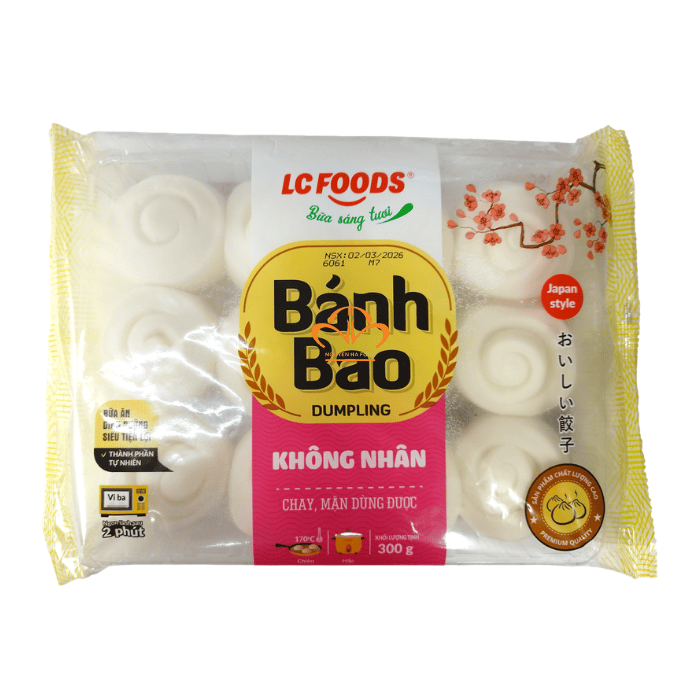 Bánh Bao Không Nhân Hoa Hồng