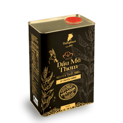Dầu Mè Thơm Nakydaco Nguyên Chất - Can 1,2L