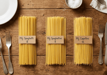 Spaghetti 8, Spaghettini 9 & Capellini 11: Khác Biệt Và Ứng Dụng
