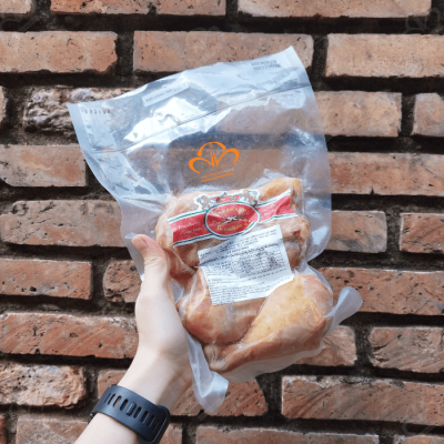 Đùi Tỏi Gà Xông Khói
