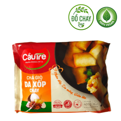 Chả Giò Da Xốp Nhân Chay Cầu Tre