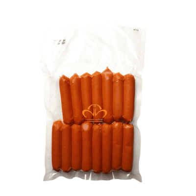 XÚC XÍCH HOTDOG BÒ 40GR (GÓI 500GR - TỪ 12->13 CÂY/ GÓI) -  FRANKFUTER BEEF SAUSAGE 