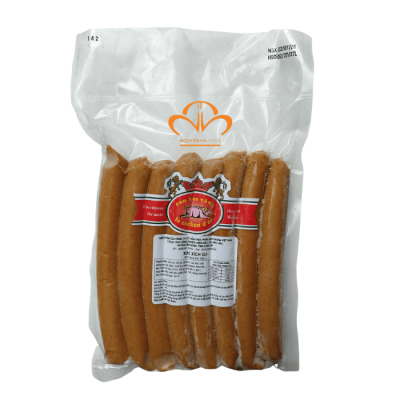XÚC XÍCH HOTDOG GÀ (GÓI 500GR - 8 CÂY / 1 GÓI ) - FRANKFUTER CHICKEN SAUSAGE 