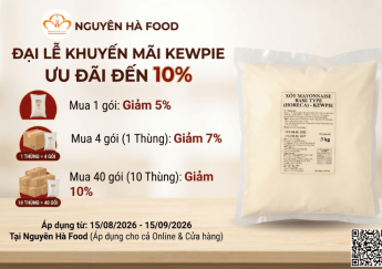 Cùng Nguyên Hà Food Chọn Gói Mayonnaise Kewpie Horeca Nguyên Bản Tiết Kiệm Hơn