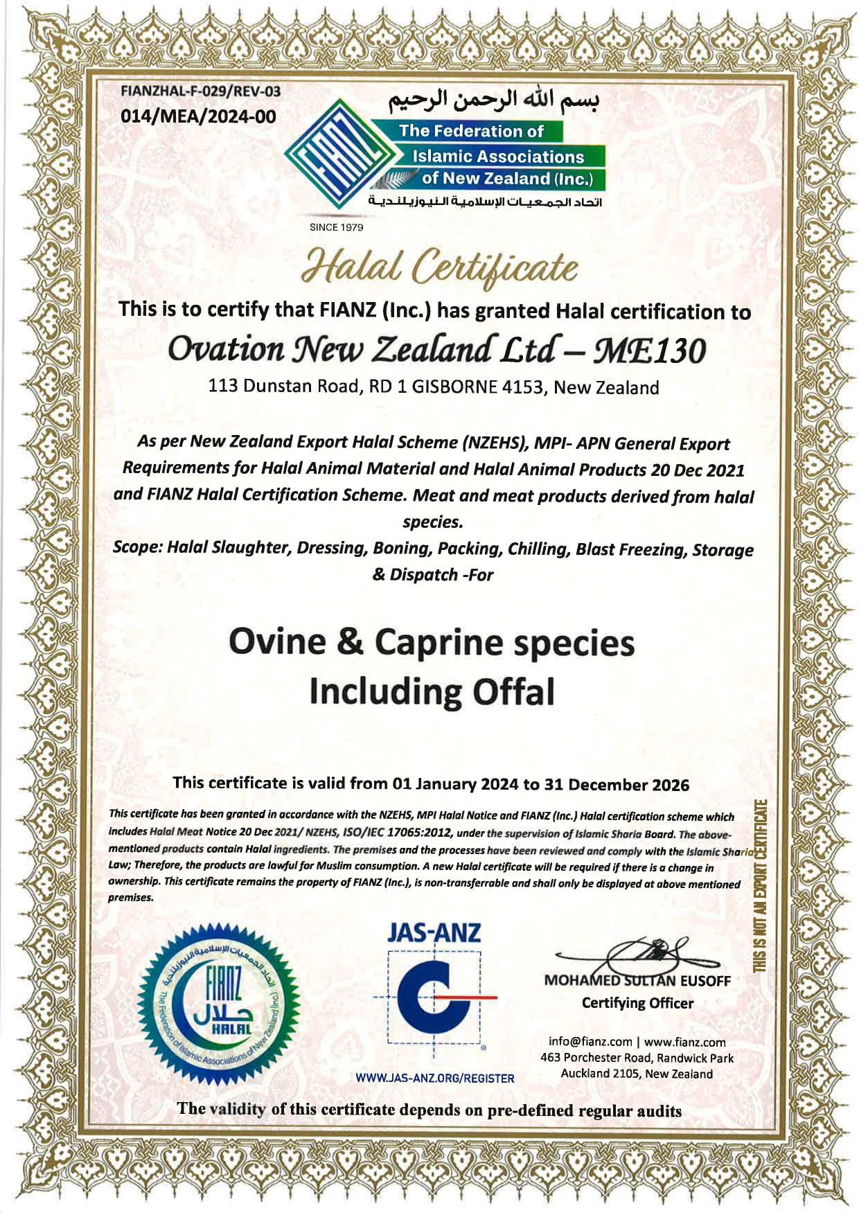 chung-nhan-halal-thit-cuu-Ovation-Newzealand