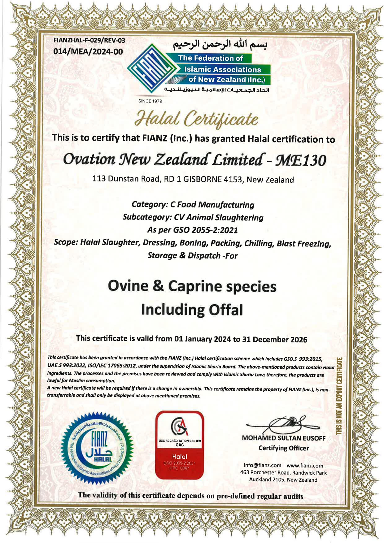 chung-nhan-halal-thit-cuu-Ovation-Newzealand