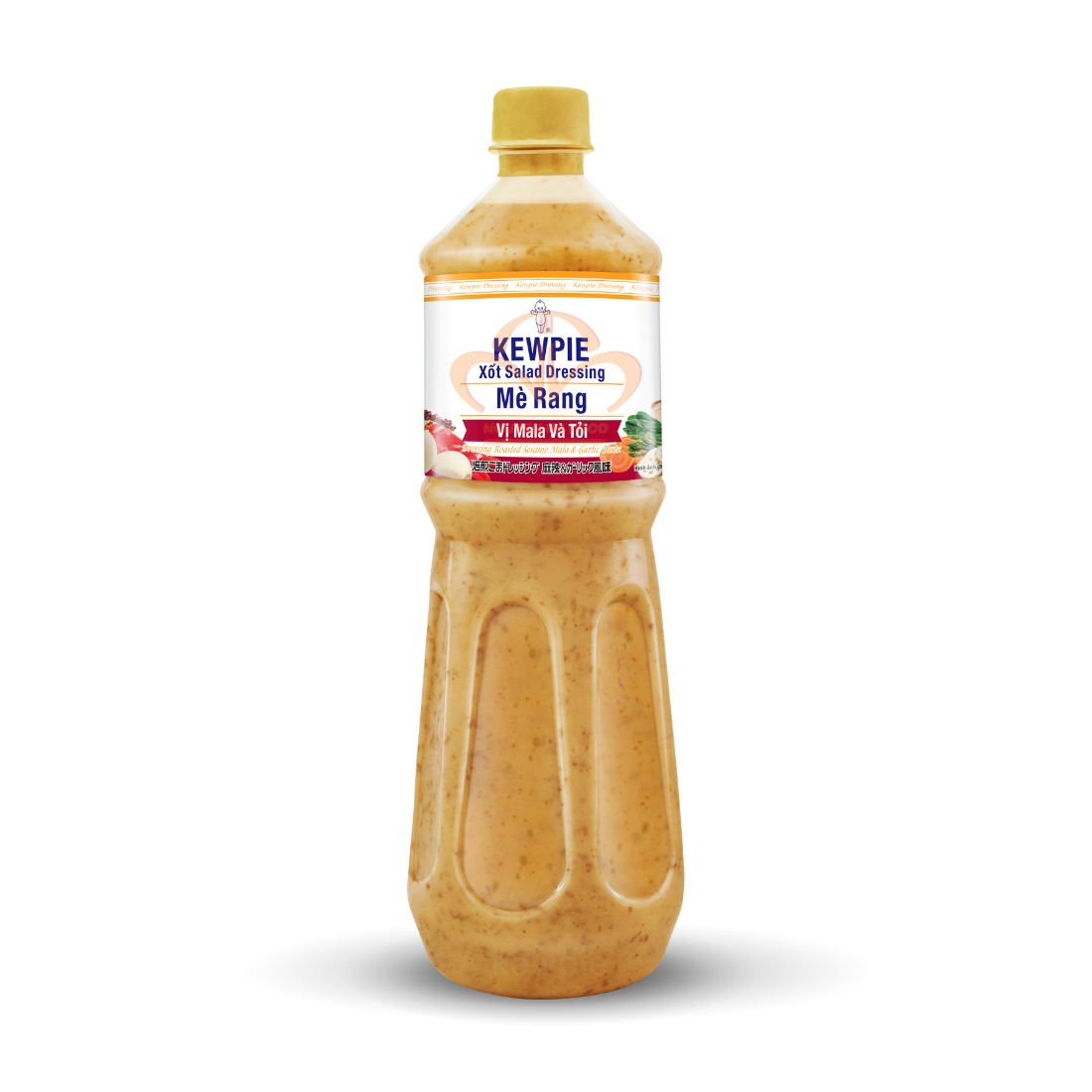 Nước Xốt Mè Rang Vị Mala Và Tỏi Kewpie Chai 1L