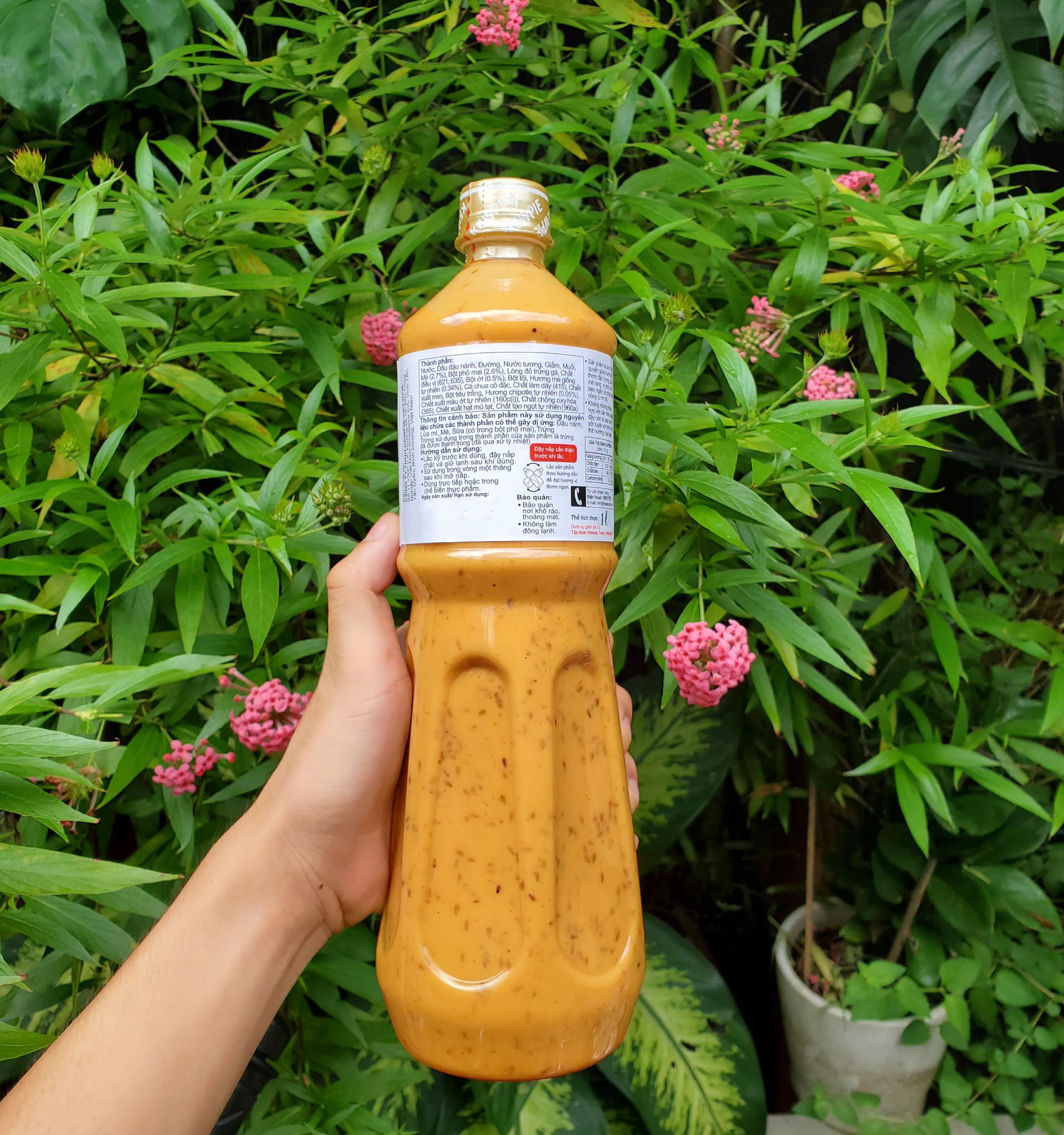 Nước Xốt Mè Rang Vị Ớt và Phô Mai Chai 1 lít | Nguyên Hà chuyên cung ...