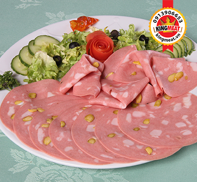 MORTADELLE WITH PISTACHEE (NGUYÊN KHỐI) - MORTADELLA WITH PISTACHIOS (WHOLE)